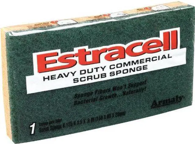 Main image of Armaly Brands 21006 6.125" X 3.5" X .8" Large Estracell Heavy-Duty Scrub Sponge