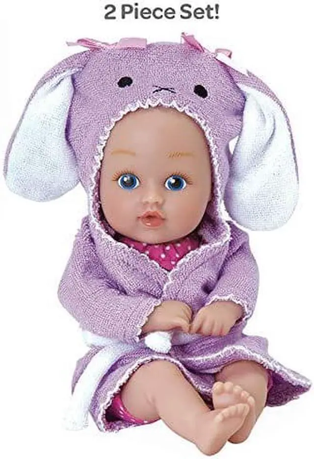Main image of Adora Baby Bath Toy Bunny, 8.5 inch Bath Time Baby Tot Doll with QuickDri Body
