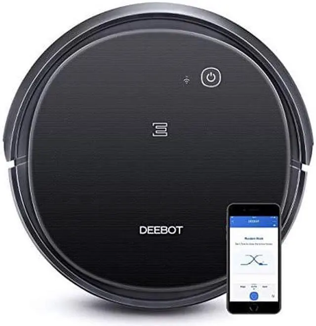 Alt view image 6 of 6 - ECOVACS DEEBOT 500 Robotic Vacuum Cleaner with Max Power Suction