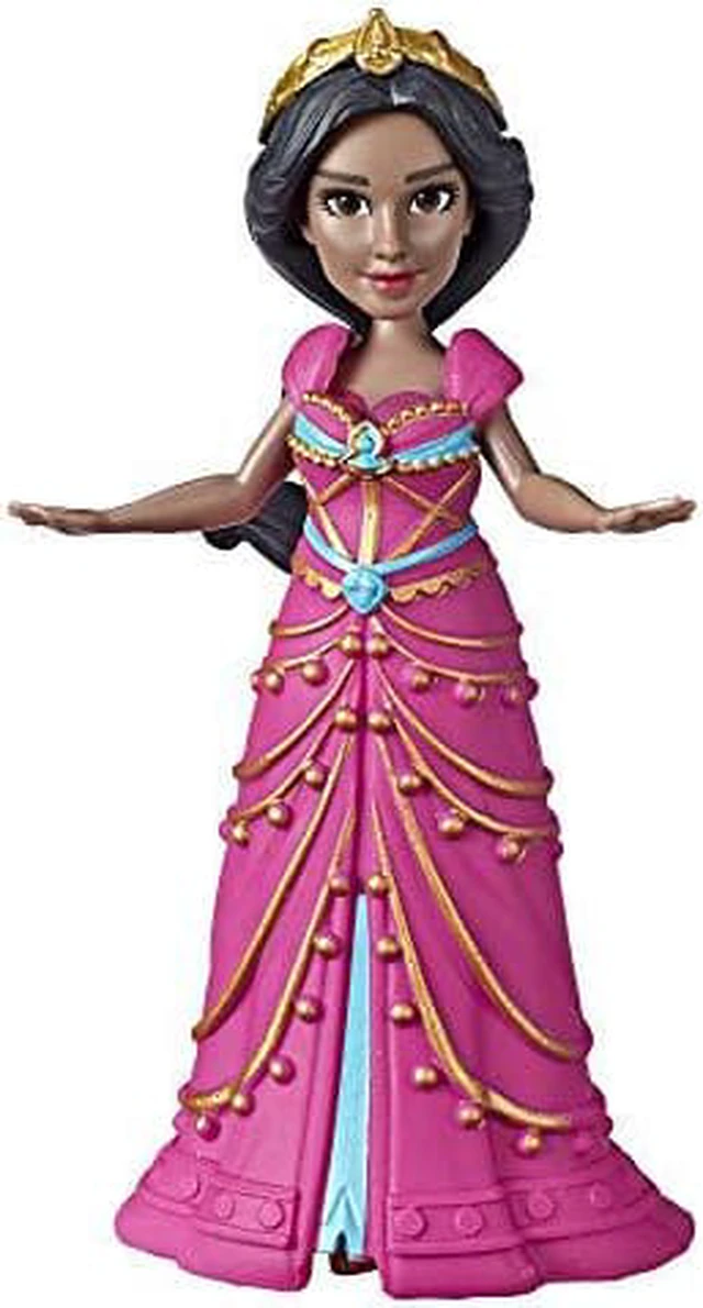 Main image of Disney Collectible Princess Jasmine Small Doll in Pink Dress Inspired by Disneys Aladdin Live-Action Movie, Toy for Kids Ages 3 & Up, 3.5"