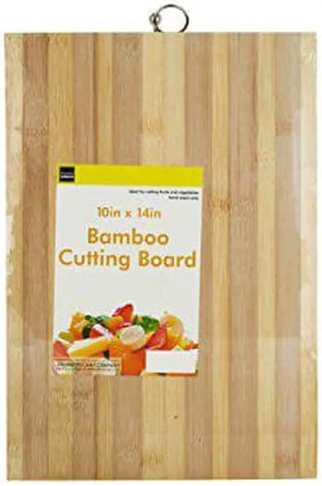 Main image of Bulk Buys Striped Bamboo Cutting Board 4-PK