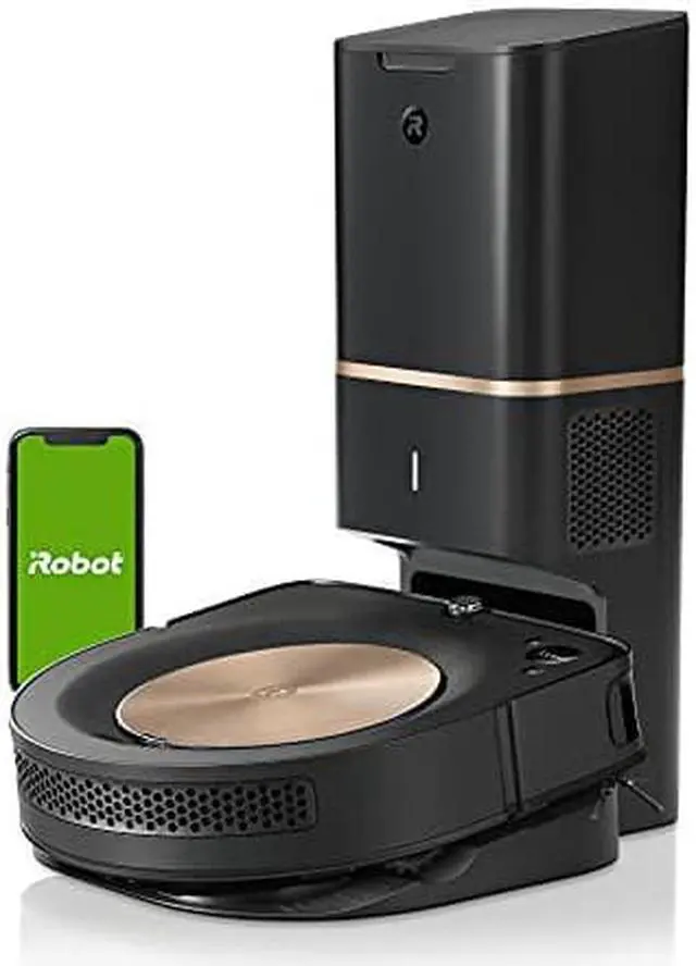 Alt view image 9 of 10 - Roomba s9+ Wi-Fi Connected Robot Vacuum with Automatic Dirt Disposal - Java Black