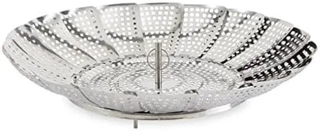 Main image of RSVP Endurance Stainless Steel Vegetable Steamer, 9-inch