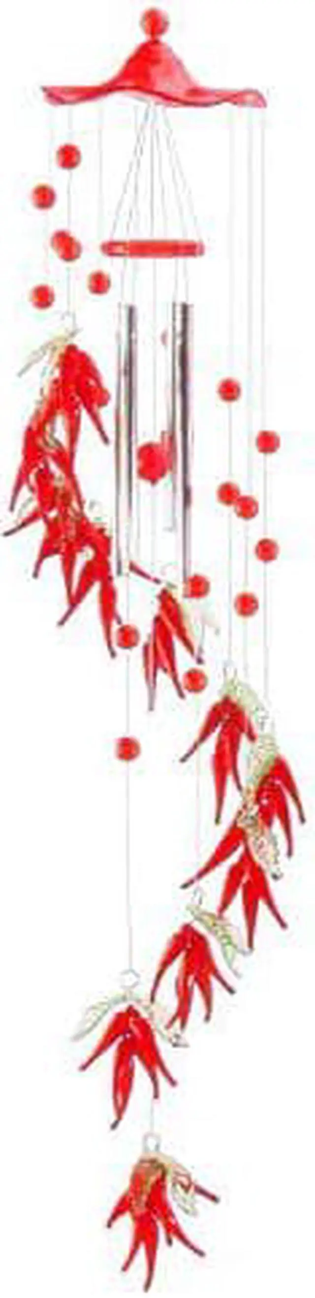 Main image of Spoontiques Chili Pepper Acrylic Wind Chime