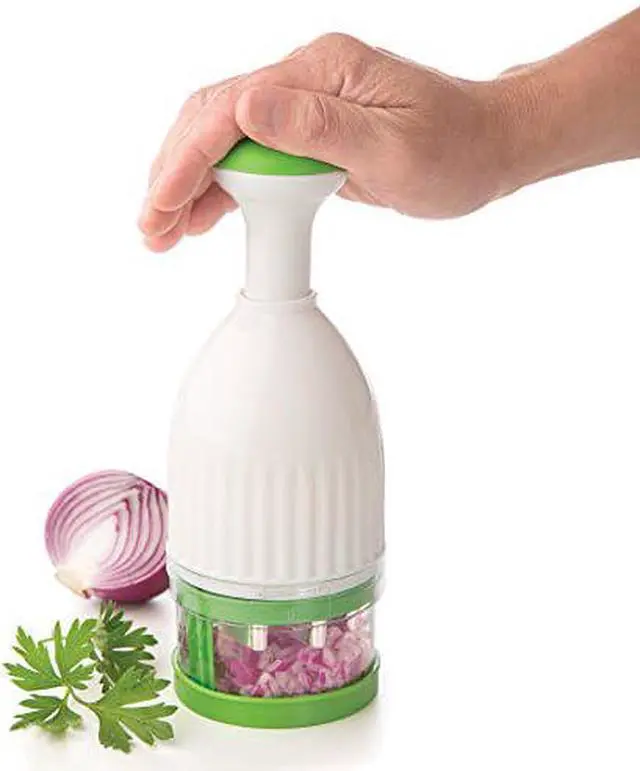 Main image of Progressive International Fresh Food Chopper, White/Green