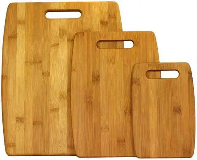Alt view image 5 of 5 - Bamboo 3-Piece Bamboo Cutting Board Set