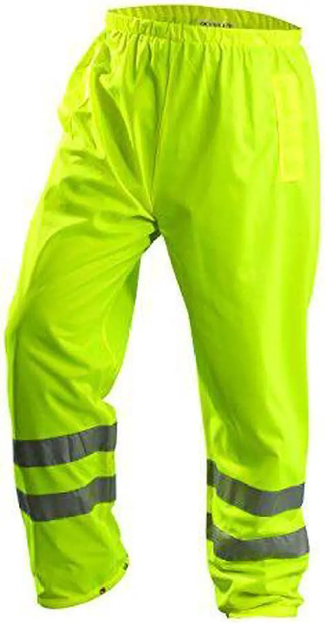 Alt view image 5 of 5 - OCCUNOMIX LUX-TENBR-YL Breathable Pants,High Visibility Yellow,Size 32