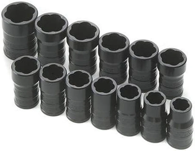 Main image of SK 803 13 Piece 3/8-Inch Drive Standard and Metric Turbosocket Fastener Removal Set