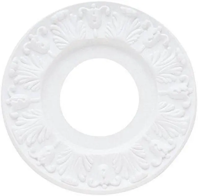 Alt view image 2 of 2 - Westinghouse 7702700 A 10-Inch Victorian Molded Plastic Ceiling Medallion.