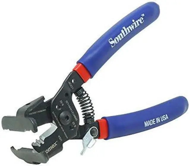 Alt view image 16 of 16 - Southwire SNM1214HH-US ROMEX BOXJaw Dual Wire Stripper and Cutter for 12/2 & 14/2 Romex NMB JACKETS, 12AWG and 14AWG Solid Wire