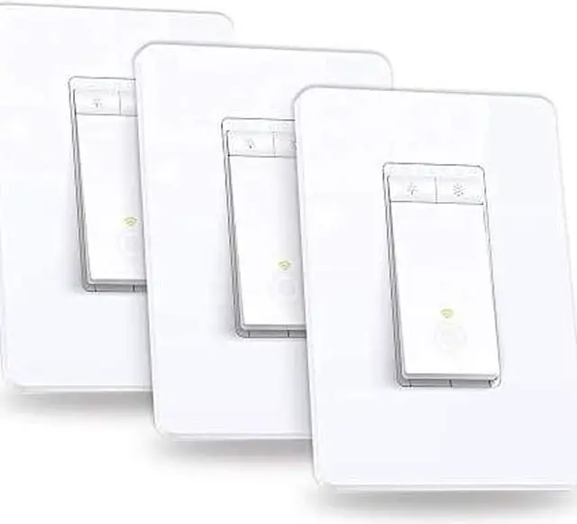 Alt view image 8 of 8 - Kasa Smart Dimmer Switch HS220P3, Single Pole, Needs Neutral Wire, 2.4GHz Wi-Fi Light Switch Works with Alexa and Google Home, UL Certified,, No Hub Required, 3-Pack
