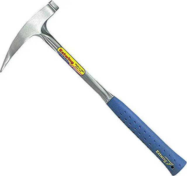 Main image of Estwing Rock Pick - 22 oz Geological Hammer with Pointed Tip & Shock Reduction Grip - E3-23LP