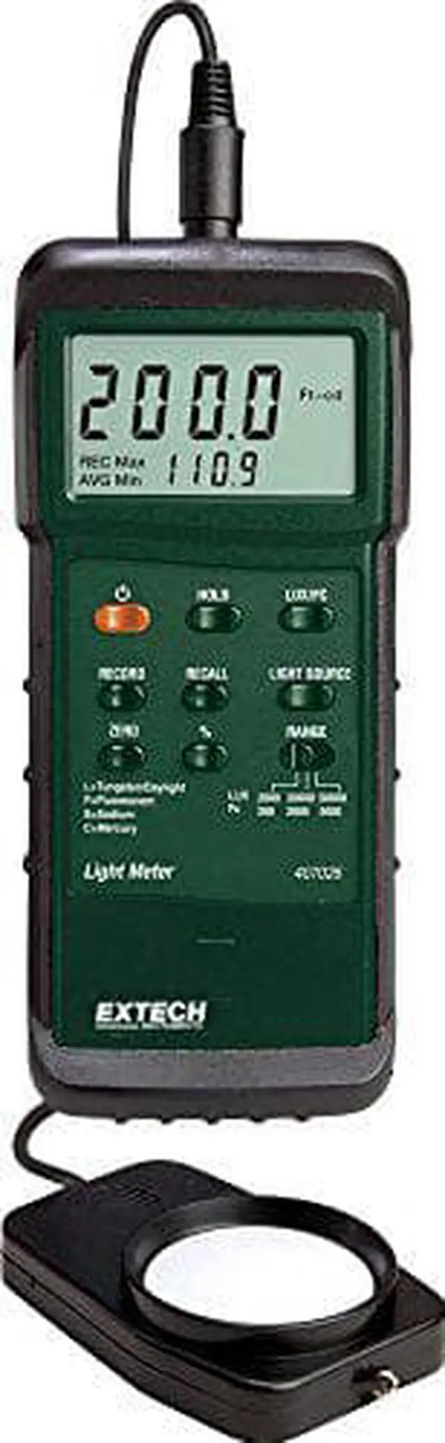 Alt view image 6 of 6 - EXTECH 407026 Heavy Duty Light Meter