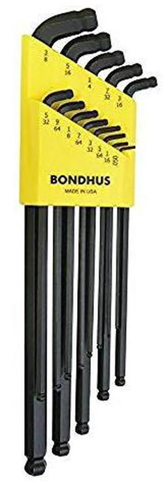 Alt view image 4 of 4 - Extra Long L-Shaped SAE ProGuard™ Ball End Hex Key Set, Number of Pieces: 13