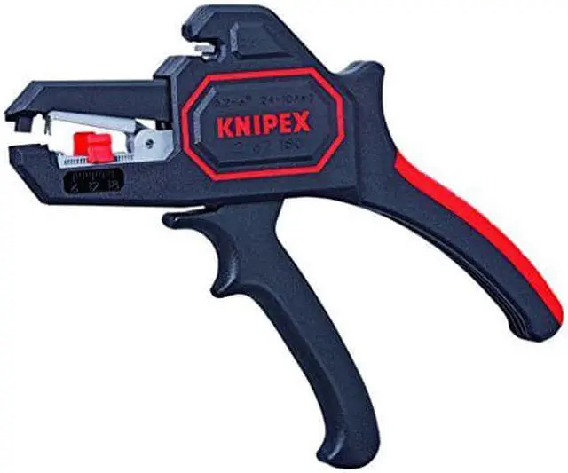 Alt view image 9 of 9 - KNIPEX 12 62 180 7 1/4 in Wire Stripper 24 to 10 AWG