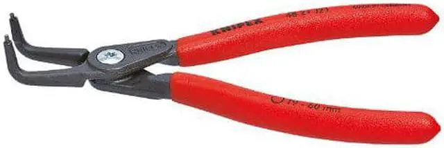 Alt view image 2 of 3 - KNIPEX 48 21 J21 6-3/4" Precision internal Circlip Pliers, Plastic Grip