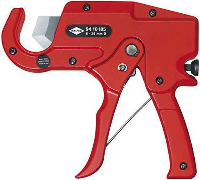 Alt view image 5 of 5 - Knipex 94-10-185 Pipe Cutter for plastic conduit pipes and electrical installation work