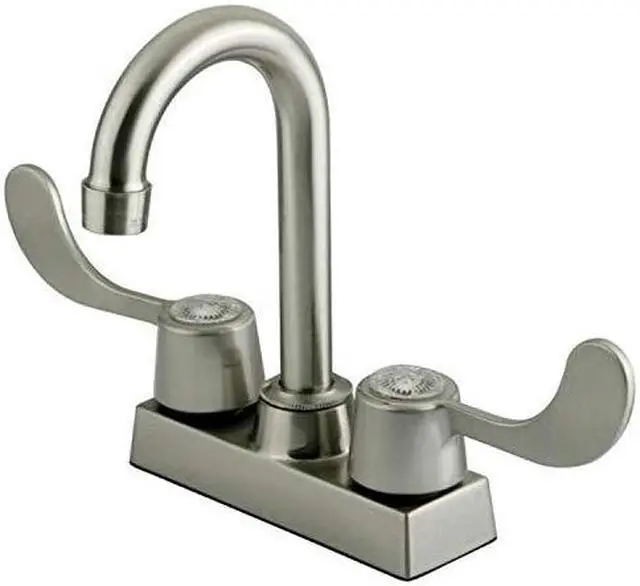 Alt view image 3 of 4 - Kingston Brass KB451SN Bar , Faucet, Satin Nickel