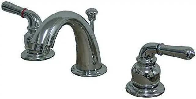 Alt view image 6 of 8 - Kingston Brass KB911 Two Handle 4" to 8" Mini Widespread Lavatory Faucet with Re