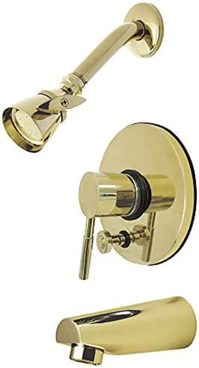 Alt view image 3 of 4 - Kingston Brass  KB86920DL Concord Single Handle Tub & Shower Set