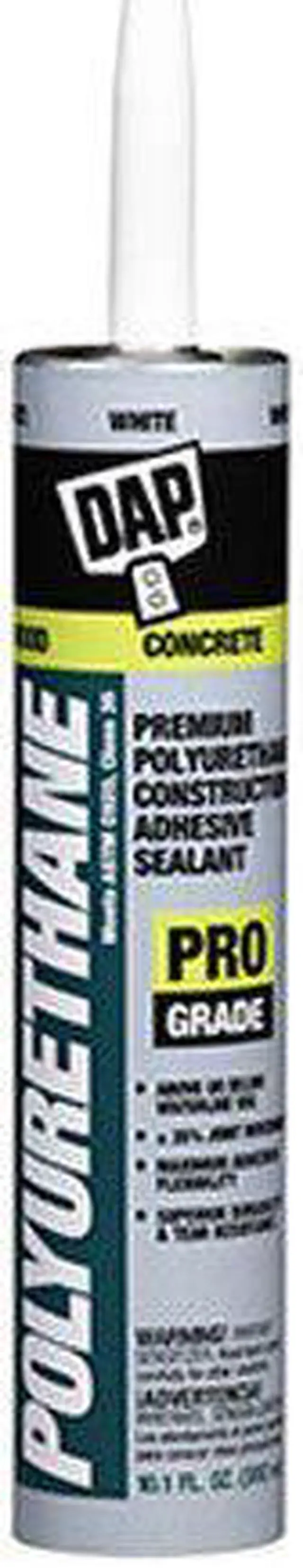 Alt view image 5 of 5 - DAP 18810 Polyurethane Sealant, 10 oz, Cartridge, White, Polyurethane Base,
