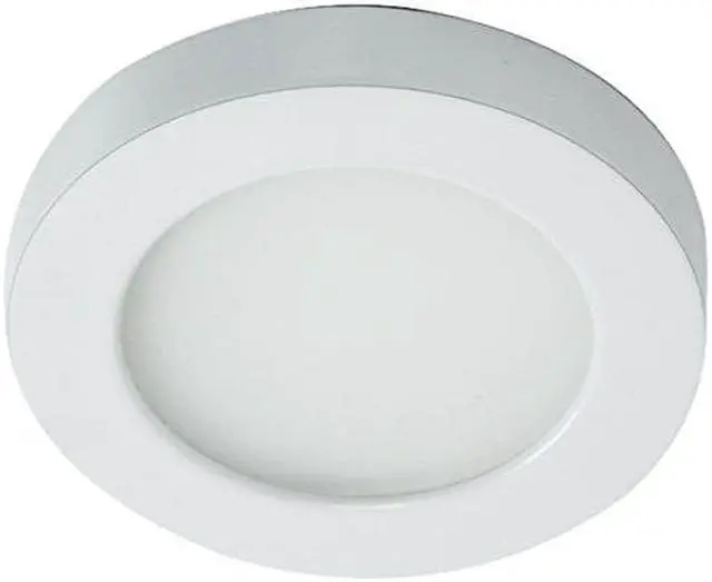 Main image of WAC Lighting HR-LED90-27-WT Contemporary Edge Lit LED HR-LED90 Button Light