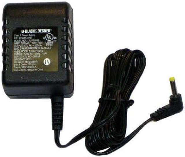 AC Charger for BLACK & DECKER 14.4V DUSTBUSTER CHV1410 CHV1410B VACUUM  Adapter