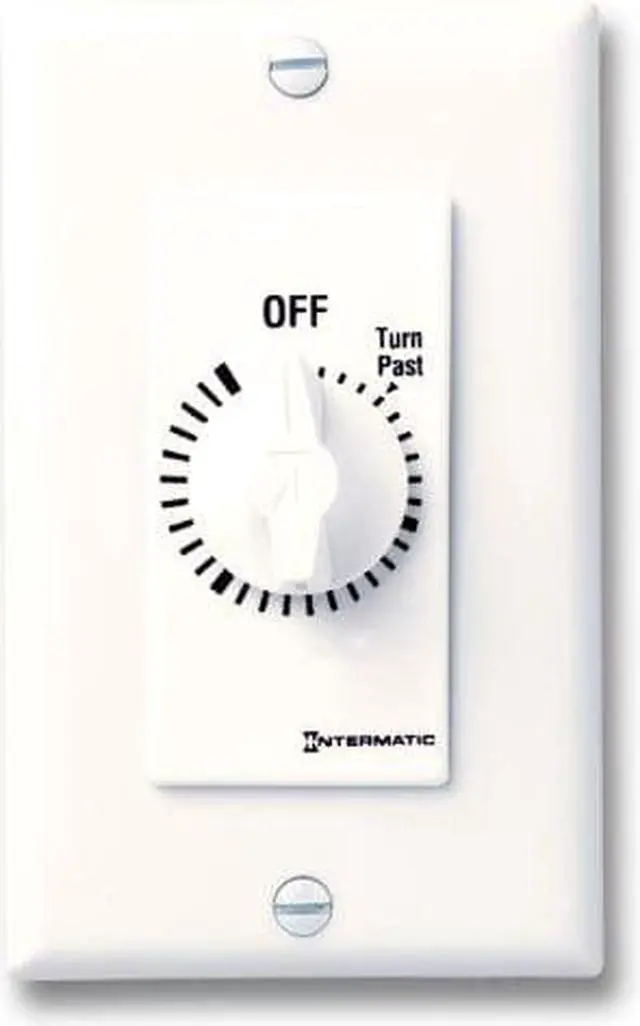 Alt view image 5 of 5 - Spring-Wound Timer, White, Timing Range:  0 to 6 hr., 20 Max. Amps @ 125VAC