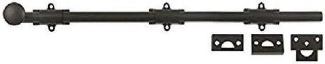 Alt view image 3 of 3 - Deltana 18SB10B 18 in. Heavy Duty Surface Bolt, Oil Rubbed Bronze - Solid