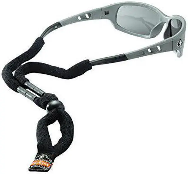 Alt view image 7 of 8 - Skullerz 3215 Cotton Breakaway Eyewear Lanyard - Black