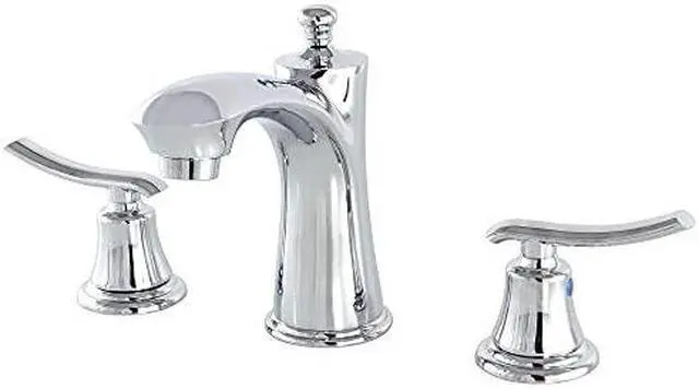 Alt view image 3 of 5 - Kingston Brass KB7961JL Jamestown Widespread Lavatory Faucet, Polished Chrome
