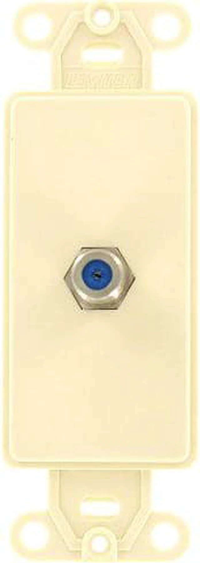 Alt view image 7 of 7 - F Connector Decora Jack Almond