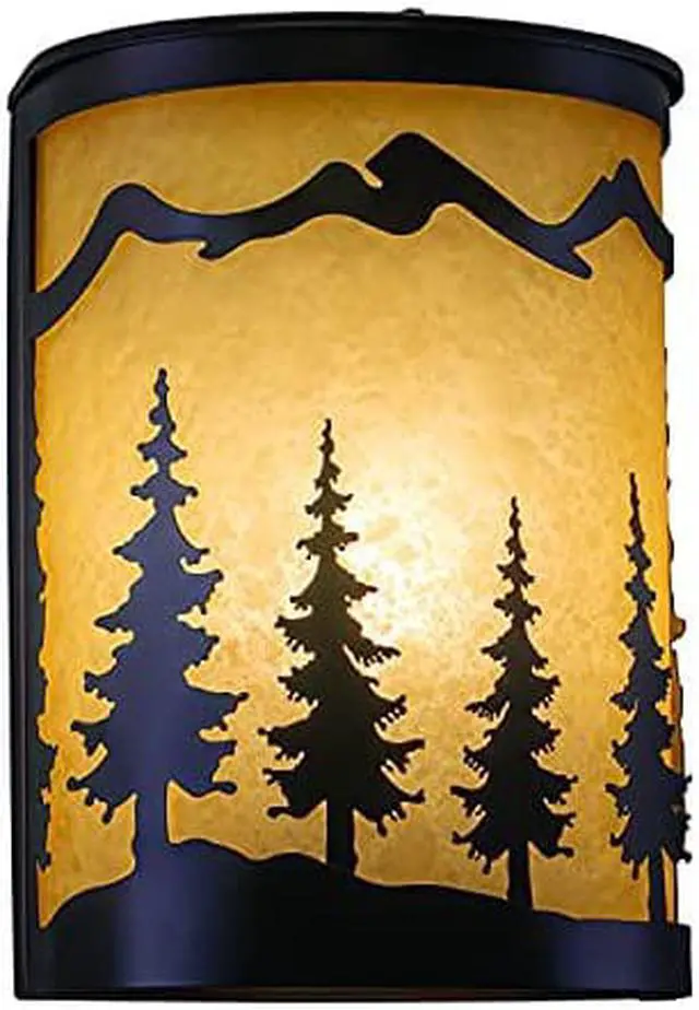 Alt view image 5 of 5 - Vaxcel Yosemite 8" Wall Sconce Burnished Bronze - WS55508BBZ