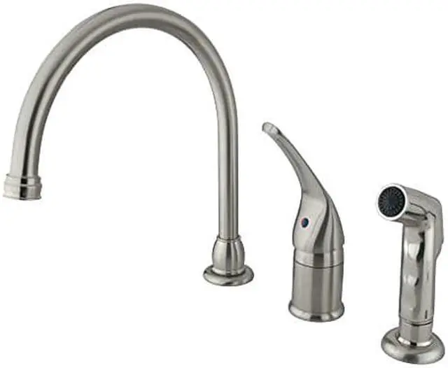 Alt view image 3 of 4 - Kingston Brass KB828 Kitchen , Faucet, Satin Nickel