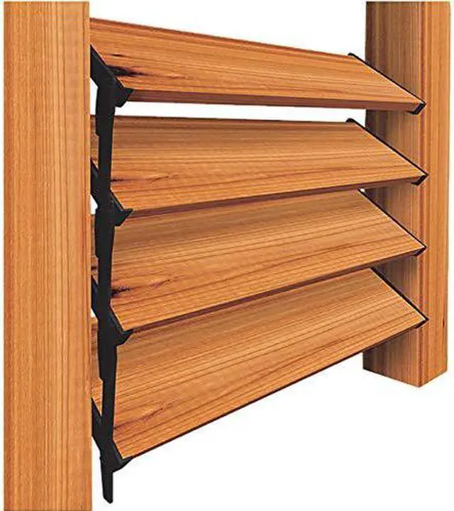 Alt view image 15 of 20 - Nuvo Iron Louver Blinds & Shutter System - Hardware Kit - LSB48