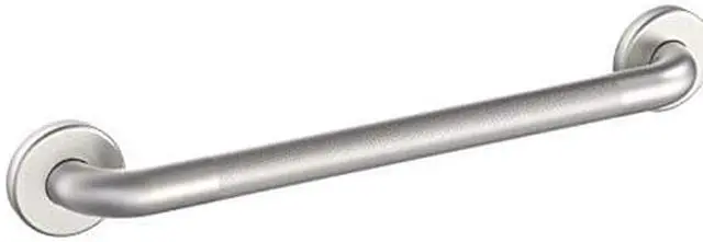 Alt view image 2 of 2 - WINGITS WGB5SSKN18 18" Length, Knurled, Stainless Steel, Premium Grab Bar, Satin