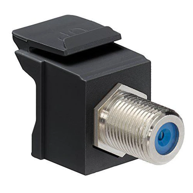 Alt view image 11 of 11 - Snap In F Connector Black