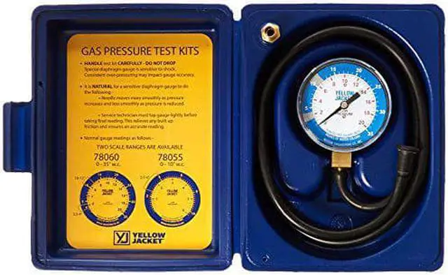 Alt view image 3 of 3 - YELLOW JACKET 78060 Gas Pressure Test Kit,0 to 35 In WC