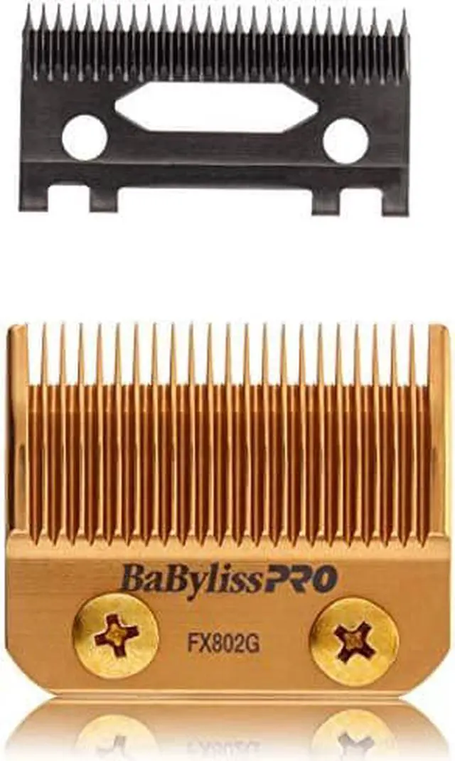 Alt view image 5 of 5 - BaByliss Pro DLC and Titanium Coated Replacement Clipper Blade Fits FX870G, FX870BN, FX870RG, FX870W, FXF880 #FX802G