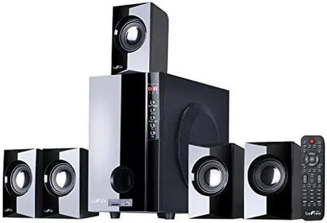 Alt view image 6 of 13 - beFree Sound BFS-430 5.1 Channel Bluetooth Surround Sound Speaker System in Black