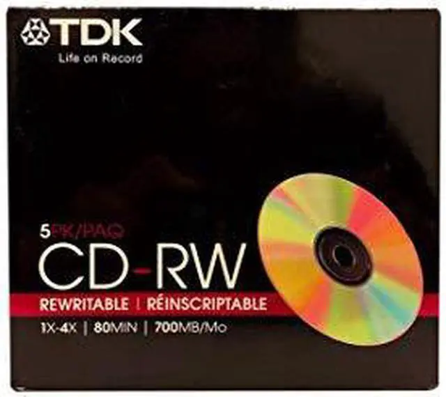 Main image of TDK 4x CD-RW Media