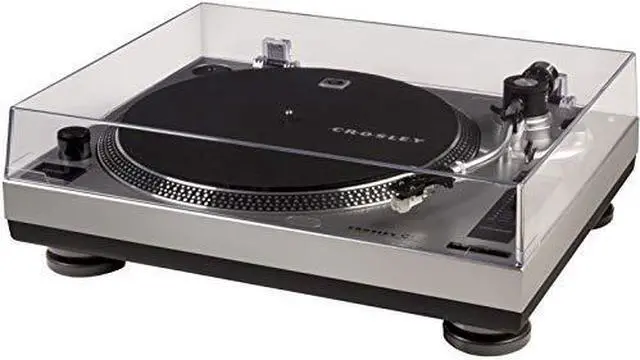 Alt view image 17 of 17 - Crosley 2 Speed S-Shaped Built-In Preamp Record Player Turntable (For Parts)