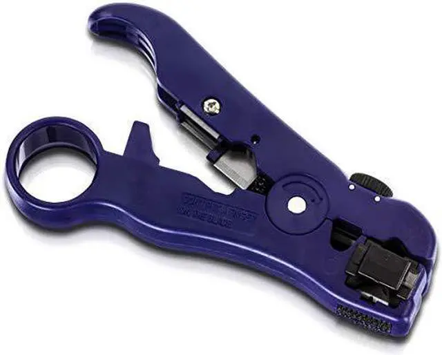 Alt view image 7 of 7 - TRENDnet Universal Stripping and Cutting Tool, RG59/6/11/7, UTP, STP, CAT5, 4P/6P/8P, Flat & Round Cables, Adjustable Blade Depth, TC-CT70