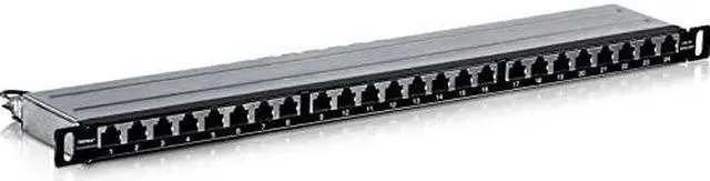 Alt view image 13 of 15 - TRENDnet TC-P24C6AHS 24-Port Cat6A Shielded Half-U Patch Panel