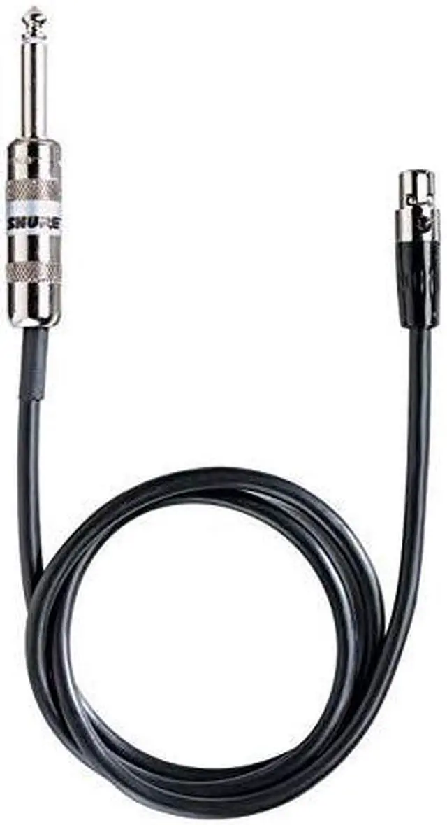 Alt view image 9 of 16 - Shure WA302 Instrument Cable for Body-Pack Transmitters, 2'