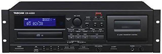 Alt view image 6 of 6 - Tascam CD-A580 CD Player/Cassette Recorder with USB dubbing