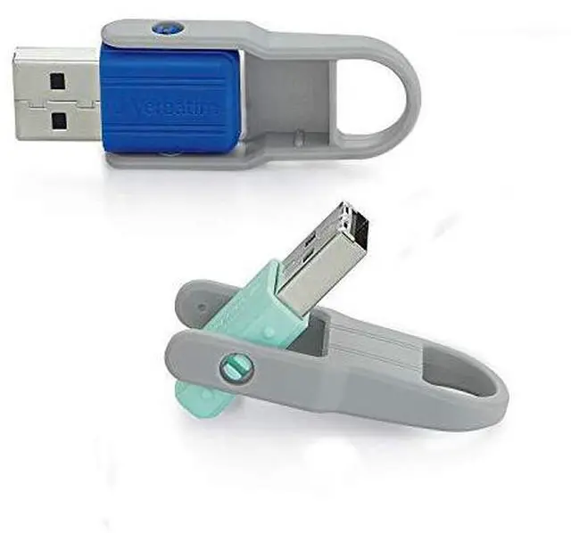 Alt view image 11 of 12 - VERBATIM 70061 32GB Store n Flip USB BlueMint