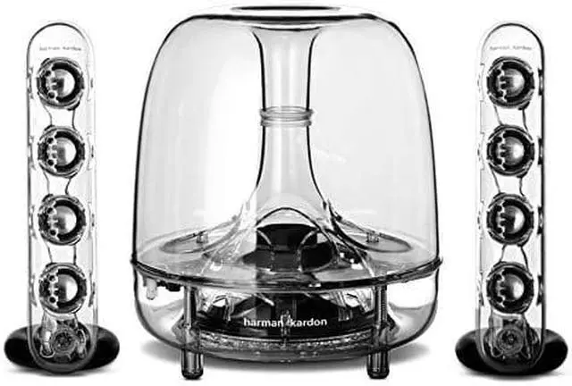 Alt view image 10 of 10 - Harman Kardon Soundsticks Wireless Bluetooth Enabled 2.1 Channel Speaker System