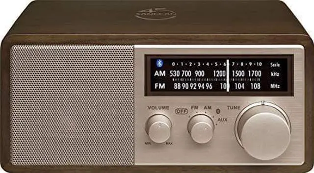 Alt view image 13 of 13 - Sangean - WR-16SE - Sangean WR-16SE WR-16 45th Anniversary Special Edition AM/FM Wooden Cabinet Radio with Bluetooth