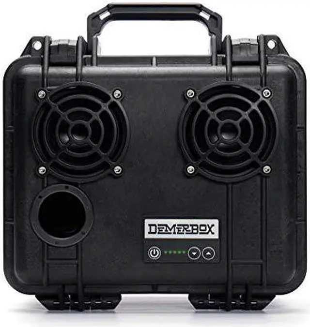 Alt view image 7 of 7 - DemerBox: Waterproof, Portable, and Rugged Outdoor Bluetooth Speakers. Loud Sound+Deep Bass, 40+ hr Battery Life, Dry Box + USB Charging, Built to Last + Fully Serviceable  (Black)